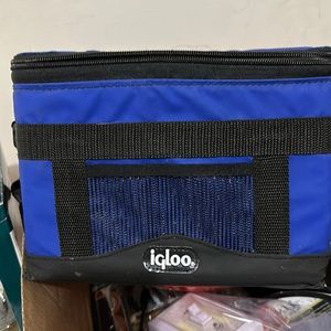 Small blue igloo cooler lunch box